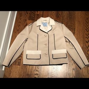 Prada Silk Jacket Fits Like Medium